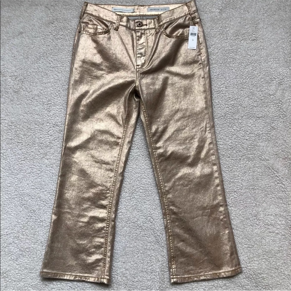 ANTHROPOLOGIE PILCRO Coated High Rise Cropped Jean - Picture 2 of 8